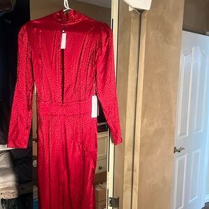 Ronny Kobo dark red kaira  high neck